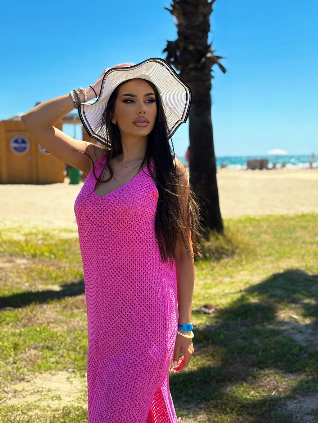 Abito Maxi Noa in Mesh